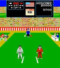 une photo d'Ã©cran de Karate Champ sur Arcade